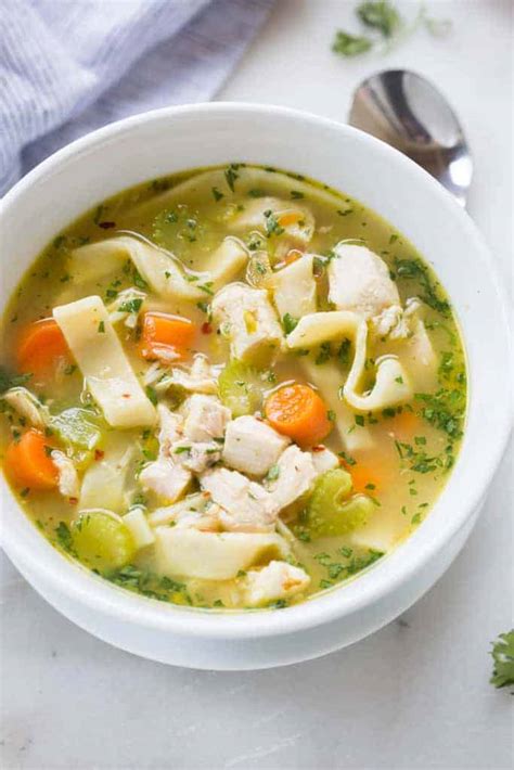 Tasty Homemade Chicken Noodle Soup
